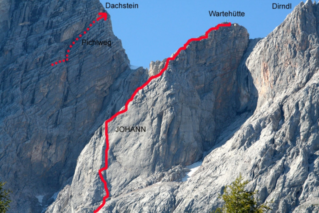 Ošklivý a vzrušující Johann na Dachstein