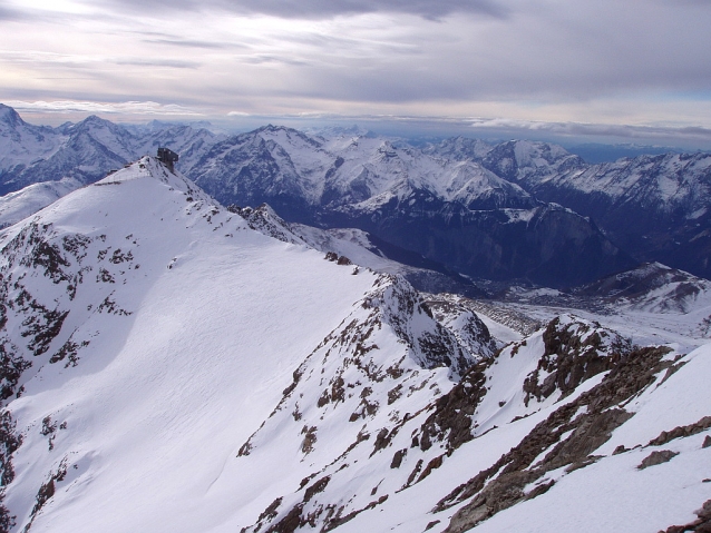 Pic de la Pyramide: mixový hřebínek v Alpe d´Huez