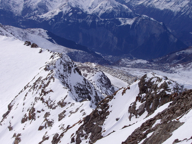 Pic de la Pyramide: mixový hřebínek v Alpe d´Huez