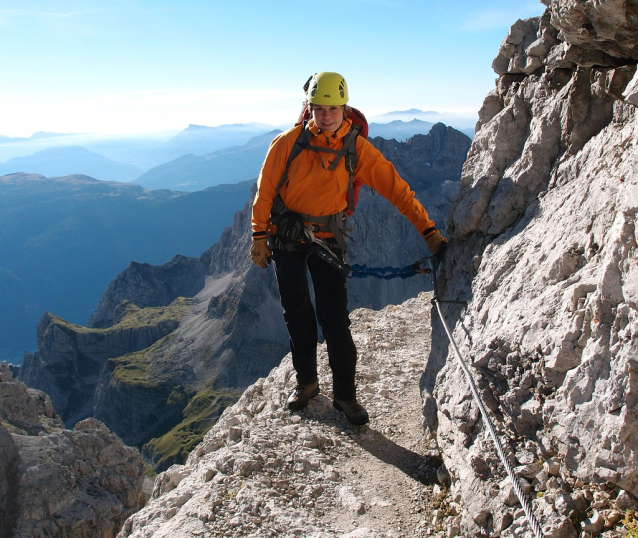 TEST Ferátový set Petzl Scorpio Vertigo