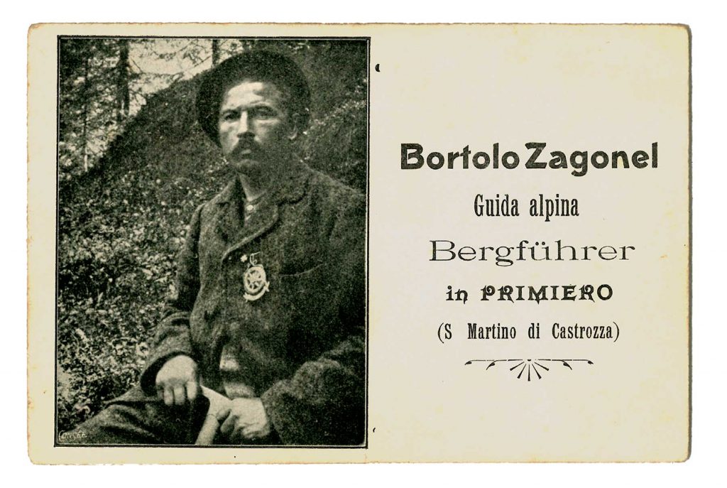 Horský vůdce Bortolo Zagonel.