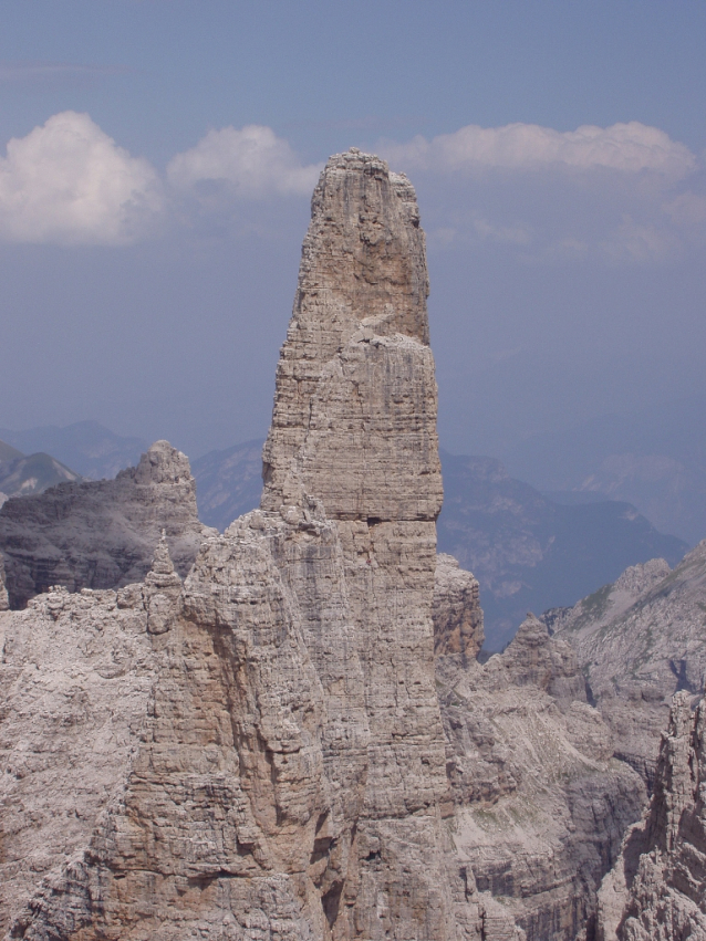 Via Ampferer na Campanile Basso