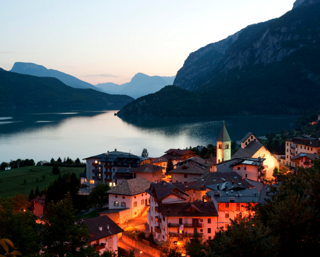 Nejlepší italské jezero Molveno