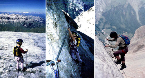 Marmolada: sníh a železo