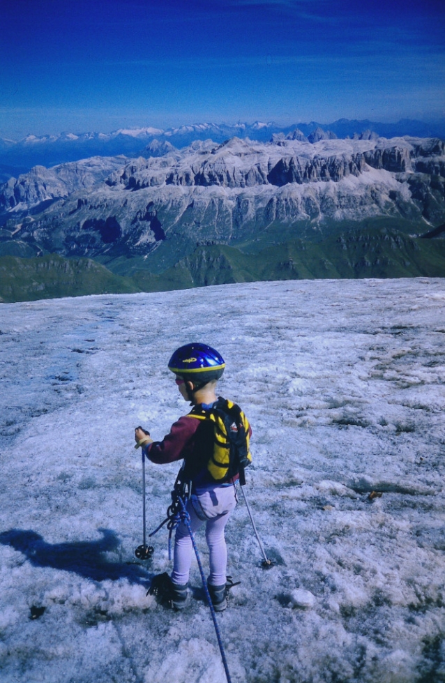 Marmolada: sníh a železo