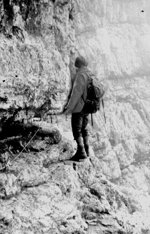 Ballova lávka na Monte Pelmo