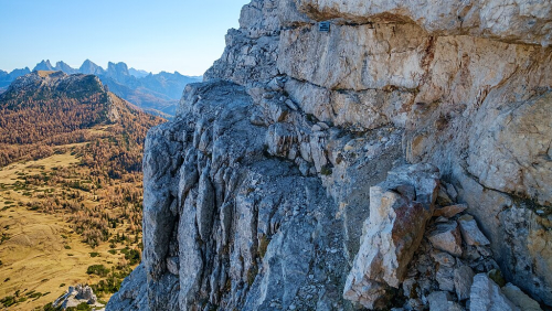 Ballova lávka na Monte Pelmo