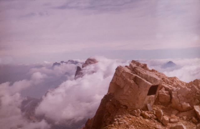 Ballova lávka na Monte Pelmo