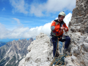 Jižní stěna Cima Ovest na Tre Cime di Lavaredo