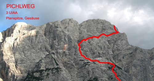 Pichlweg na Planspitze