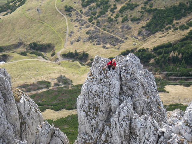 Fledermausgrat (Netopýří hřeben) na Griesmauer 2015 m