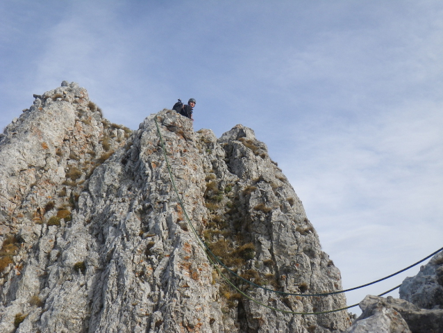 Fledermausgrat (Netopýří hřeben) na Griesmauer 2015 m