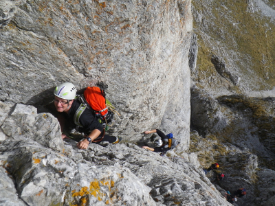 Fledermausgrat (Netopýří hřeben) na Griesmauer 2015 m