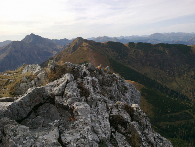 Fledermausgrat (Netopýří hřeben) na Griesmauer 2015 m