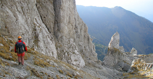 Fledermausgrat (Netopýří hřeben) na Griesmauer 2015 m