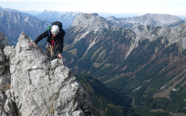 Fledermausgrat (Netopýří hřeben) na Griesmauer 2015 m