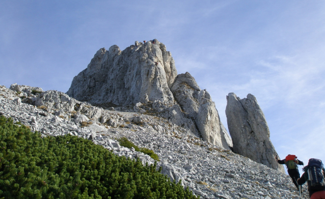 Hiking in the Styrian region Hochsteiermark, Austria