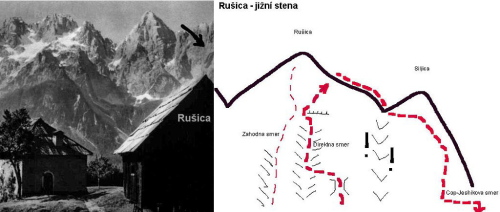 Nedoufal jsem tenkrát, nedoufal jsem více, že živej sestoupím po suti Rušice