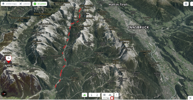 Kleiner Lafatscher (Riesen)Verschneidung: skutečná klasika v Karwendelu