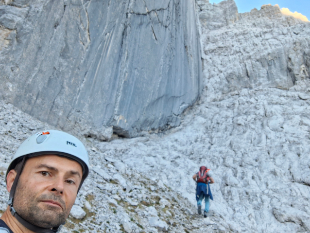 Kleiner Lafatscher (Riesen)Verschneidung: skutečná klasika v Karwendelu