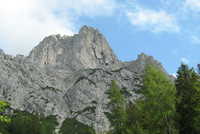 Lákavá čtyřka Viererspitze v Karwendelu Lákavá čtyřka Viererspitze v Karwendelu