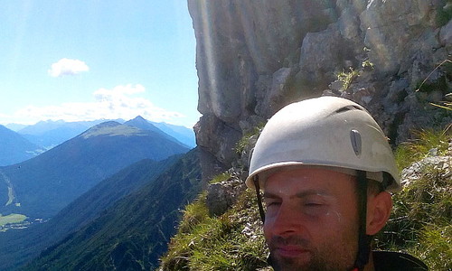 Mieminger Kette: 4er-Weg (5+) na Östlicher Schoßkopf Mieminger Kette: 4er-Weg (5+) na Östlicher Schoßkopf