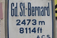 Velký svatý Bernard pěšky