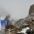 Courmayeur: závěje prašanu Courmayeur: závěje prašanu