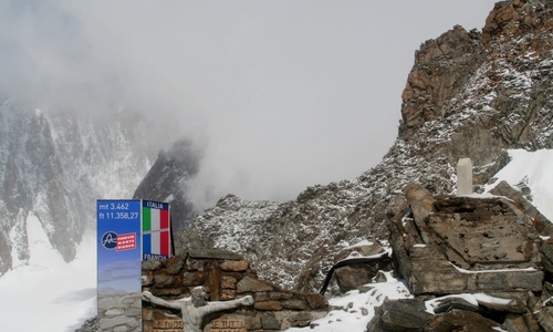 Italská normální cesta na Mont Blanc Italská normální cesta na Mont Blanc