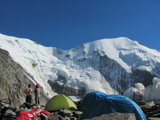 Francouzská normálka na Mont Blanc