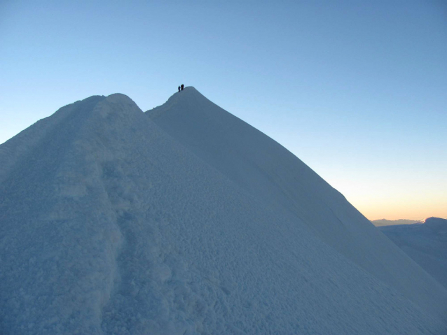 Cesta objevitelů na Mont Blanc přes Grands Mulets