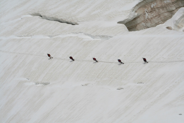 Ledovec ve Vallée Blanche vydal mrtvého snowboardistu po dvou letech