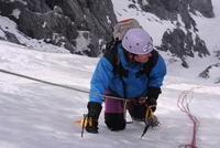 Ortler: severní stěna pořád přímo nahoru Ortler: severní stěna pořád přímo nahoru