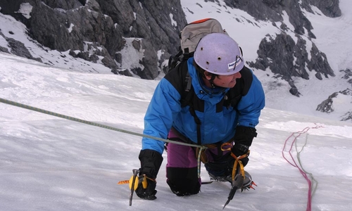 Ortler: severní stěna pořád přímo nahoru Ortler: severní stěna pořád přímo nahoru
