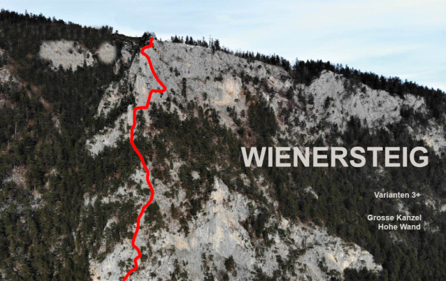 Wienersteig - krása nesmírná na Grosse Kanzel v Hohe Wand