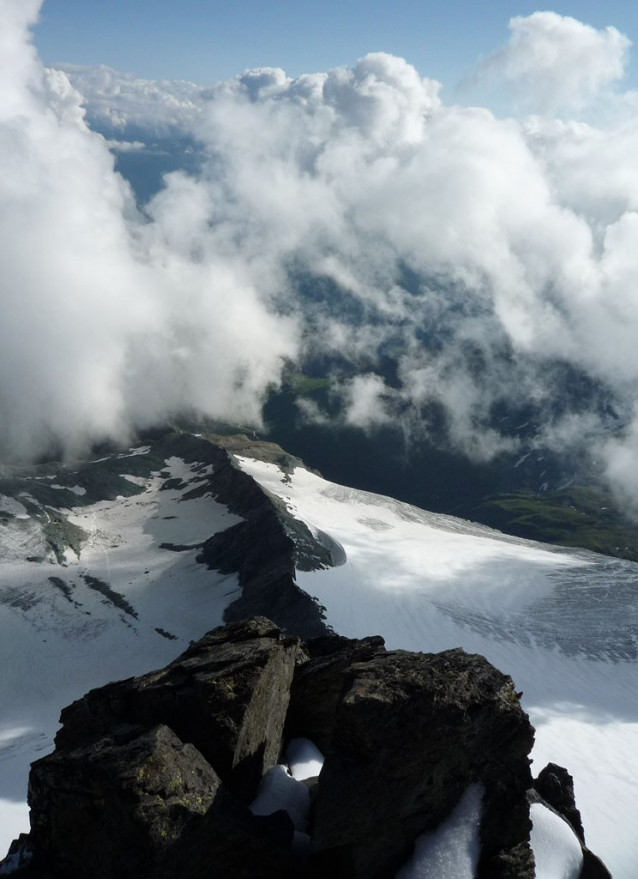 Romariswandköpfe (3511 m), klasická ledovcová túra v Hohe Tauern