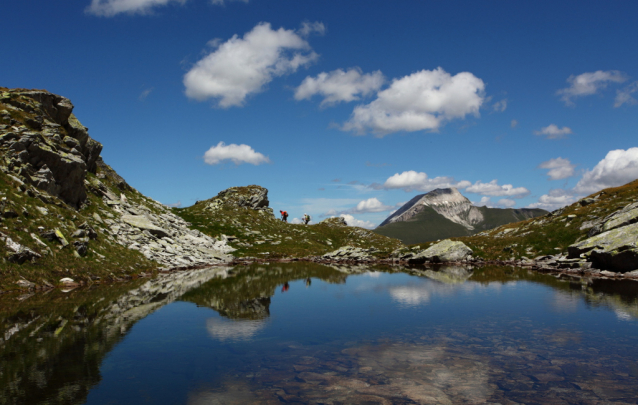 Schödersee, dem einzigen  periodischen See im Nationalpark Hohe Tauern