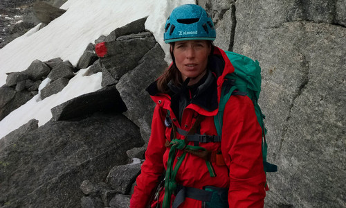 Taurská královna Hochalmspitze (3360 m) jižním pilířem Taurská královna Hochalmspitze (3360 m) jižním pilířem