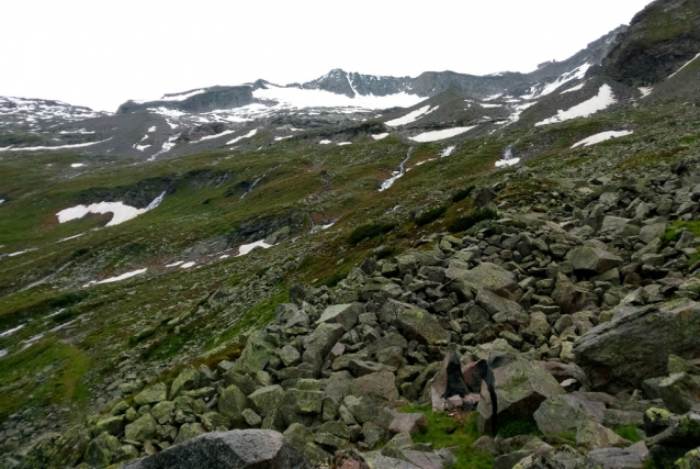 Taurská královna Hochalmspitze (3360 m) jižním pilířem