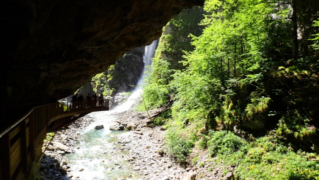 Liechtensteinklamm, nejnavštěvovanější rakouská soutěska