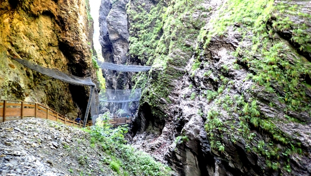 Liechtensteinklamm, nejnavštěvovanější rakouská soutěska