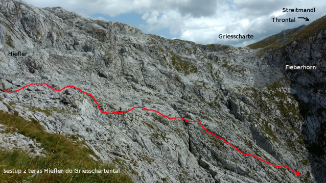 Krabbelstube na Hiefler - plezír lezení v Tennengebirge