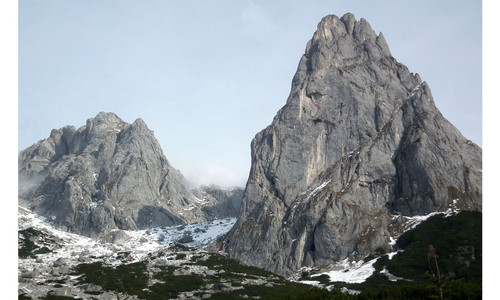 Krabbelstube na Hiefler - plezír lezení v Tennengebirge