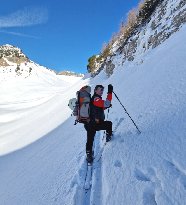 Totes Gebirge skitour: Appelhaus a Pühringerhütte