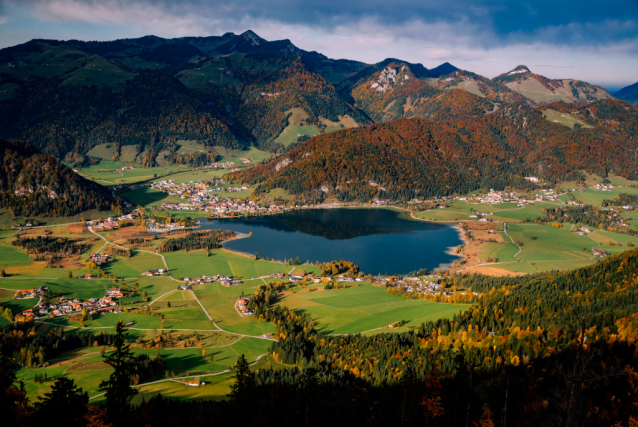 Schwemm - největší vřesoviště severního Tyrolska ve Walchsee