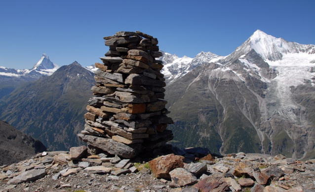 Výstup na chatu Domhütte