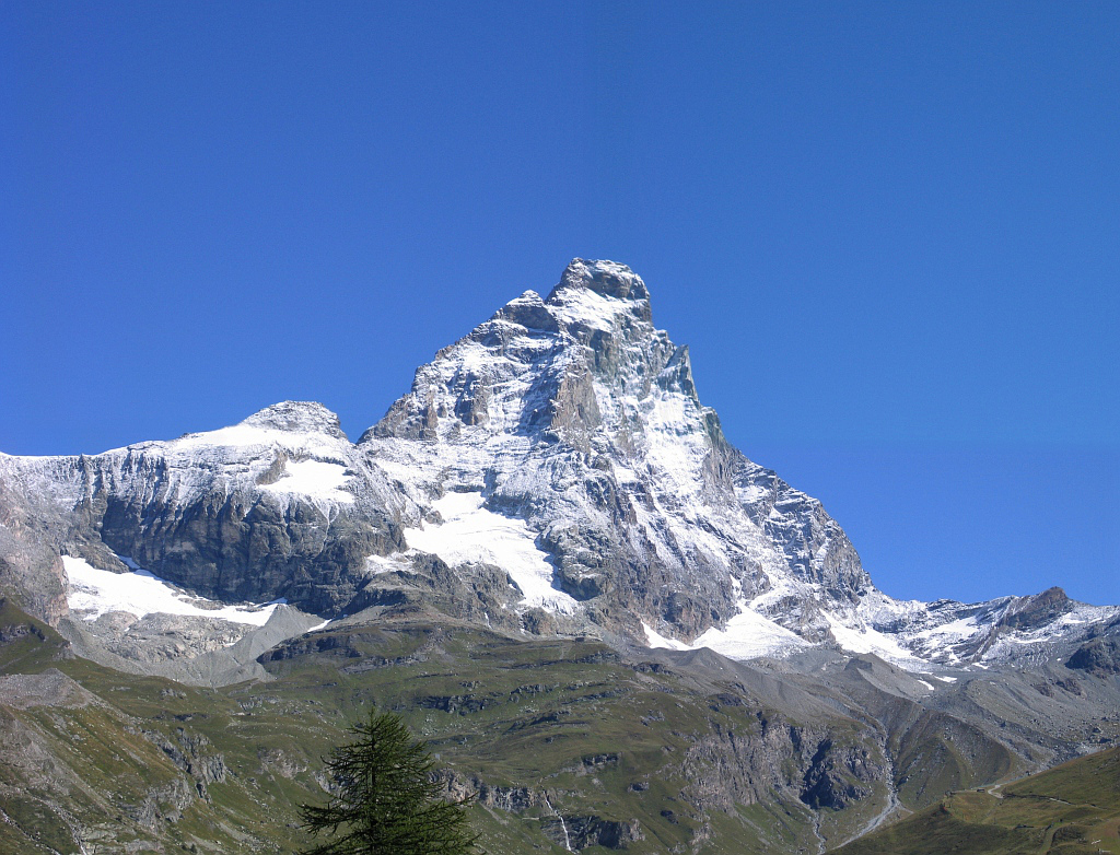 Matterhorn z italské strany.