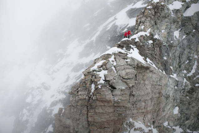 Matterhorn: hřeben Hörnli