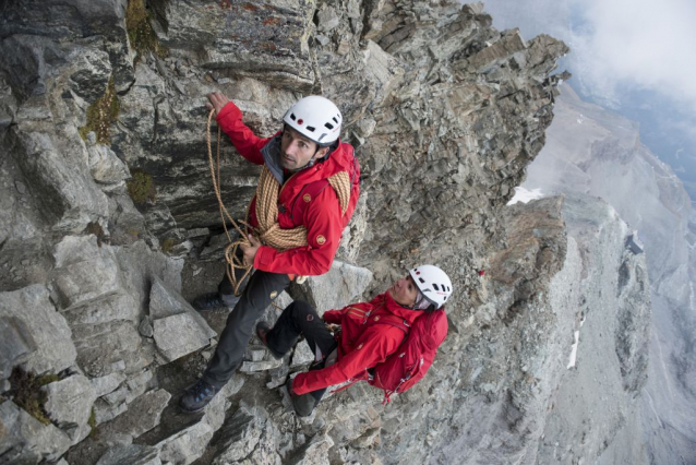 Matterhorn: hřeben Hörnli