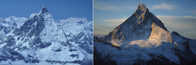 Matterhorn: hřeben Hörnli